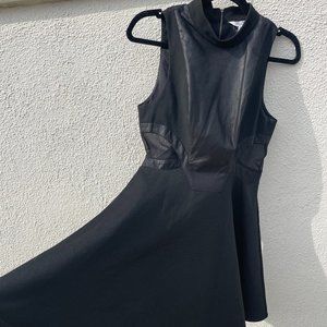 Women's 8 BCBGeneration Black Skater Cutout Dress